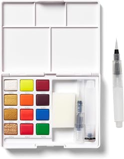 SAKURA Pocket Set Koi Watercolor Kit, 12 Colors Count