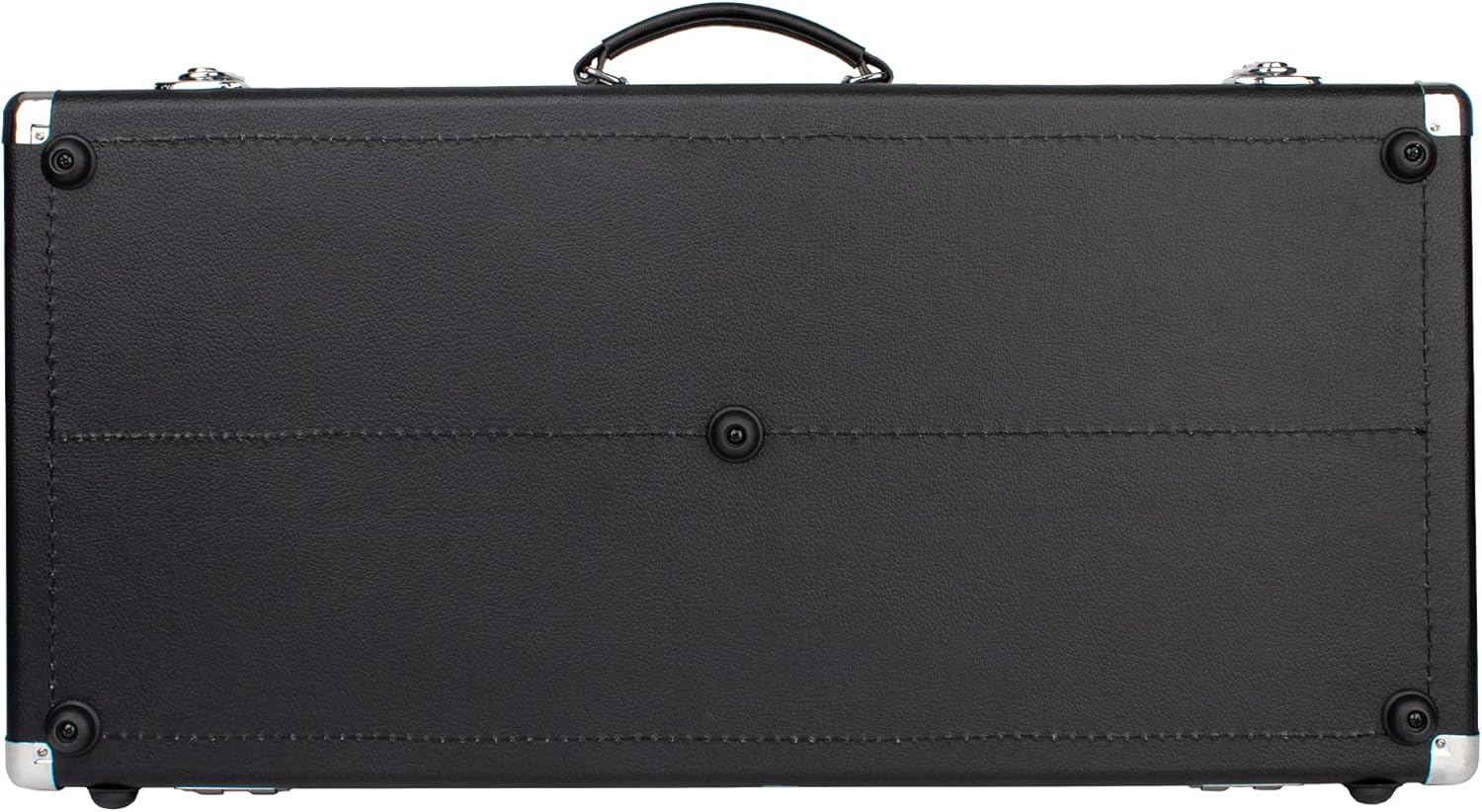 Protec Stonewood Guitar Pedalboard, Lightweight Wood Frame, Shock-Absorbing Lining, 30 x 14.5 x 4 in, Black, Model SWPB4