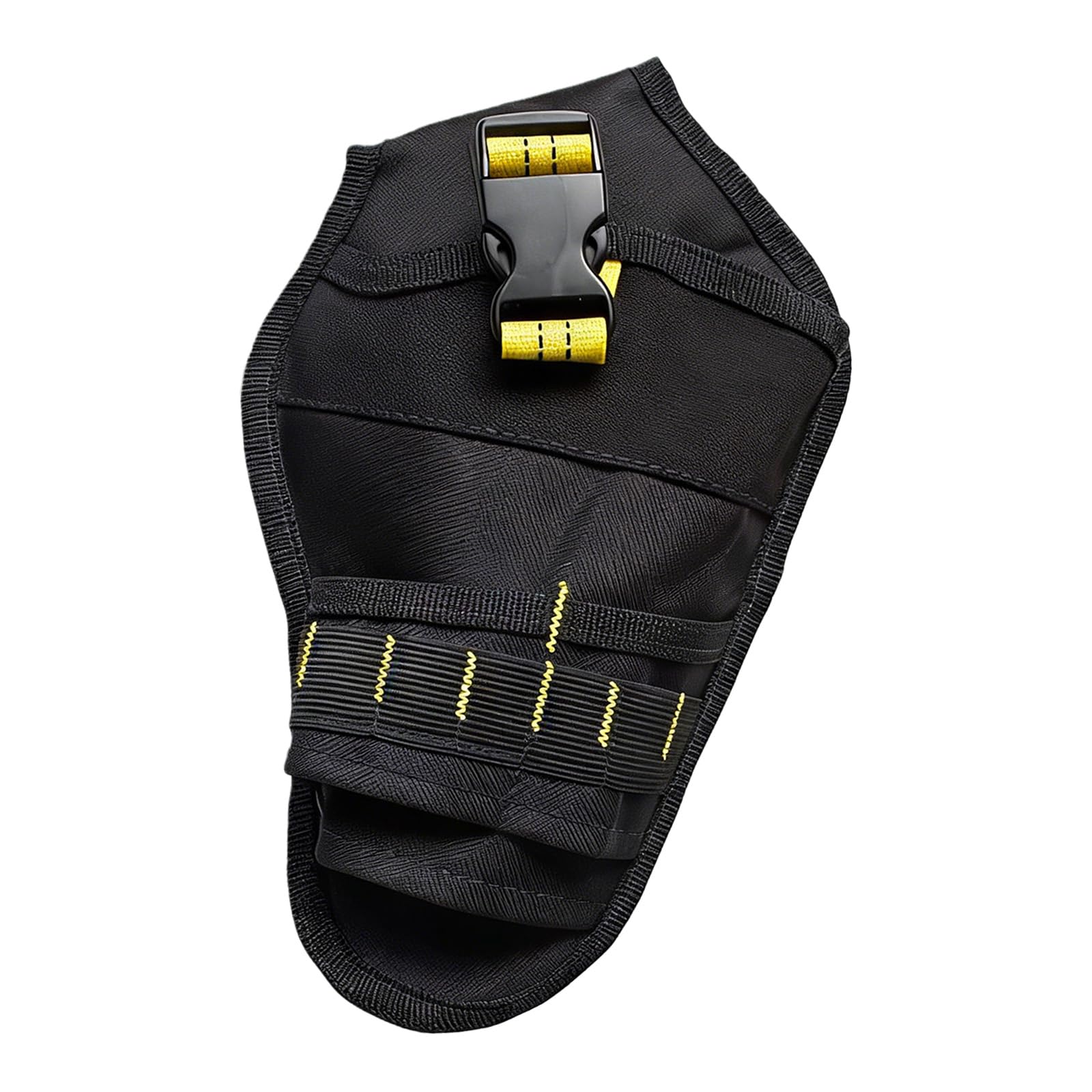 Zbiianxer Yellow Oxford Fabric Multiple Pocket Tool Bag Organizers For Electric Drill And Accessories Featuring Comfortable Shoulder Strap Padded Shoulder Strap