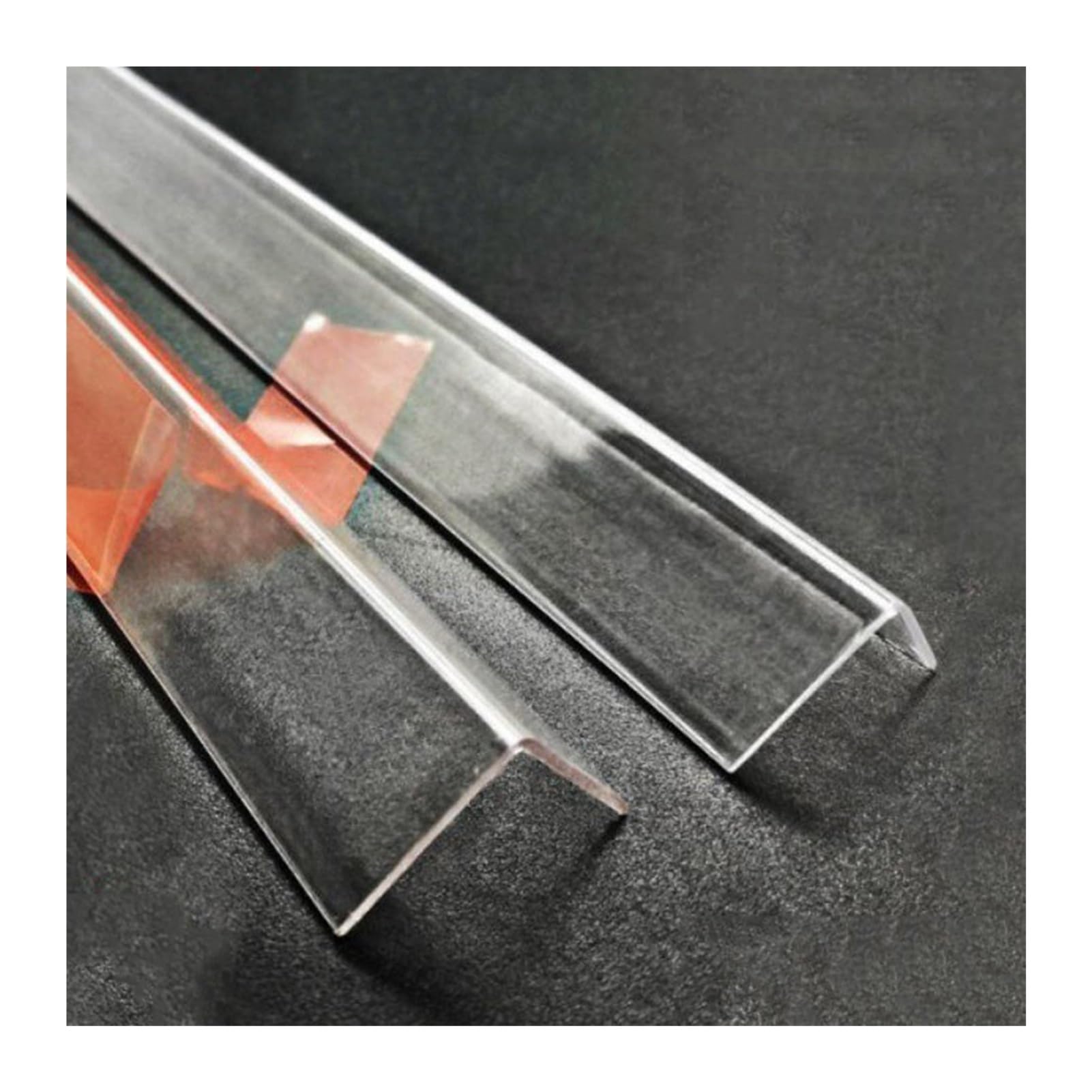 Protector de esquinas de plástico transparente y parachoques para pared, muebles y marco de puerta
