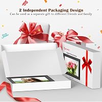 WONNIE Digitális WiFi Képkeret 10.1" HD IPS Érintőképernyővel - 32GB Memória, Frameo App, Fotó és Videó Megosztás, Automatikus Elforgatás 8