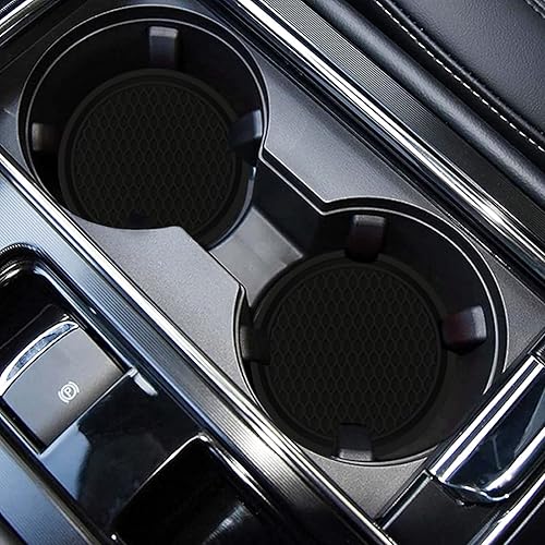 Miniatura 7 de ZSDY Posavasos para automóvil, 4 unidades, universal, antideslizante, para automóvil, incrustado en adornos, posavasos de silicona, tapete para