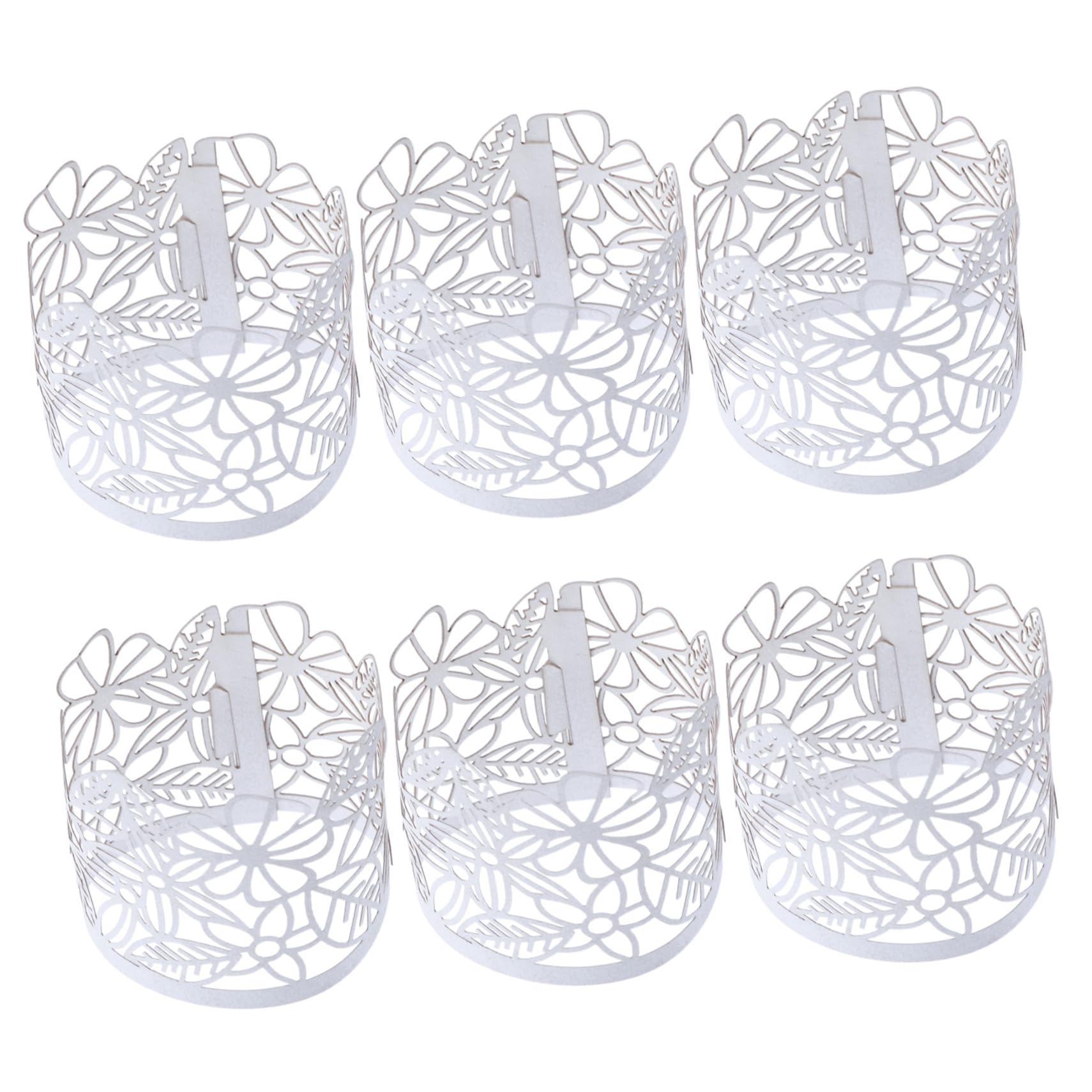 Garneck 50pcs Electronic Candle Light Candle Wraps Lamp Cover for Wedding Decor Cylindrical Lamp Enclosures