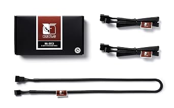 Noctua NA-SEC3, 4-pin Fan Extension Cables 60cm, Black