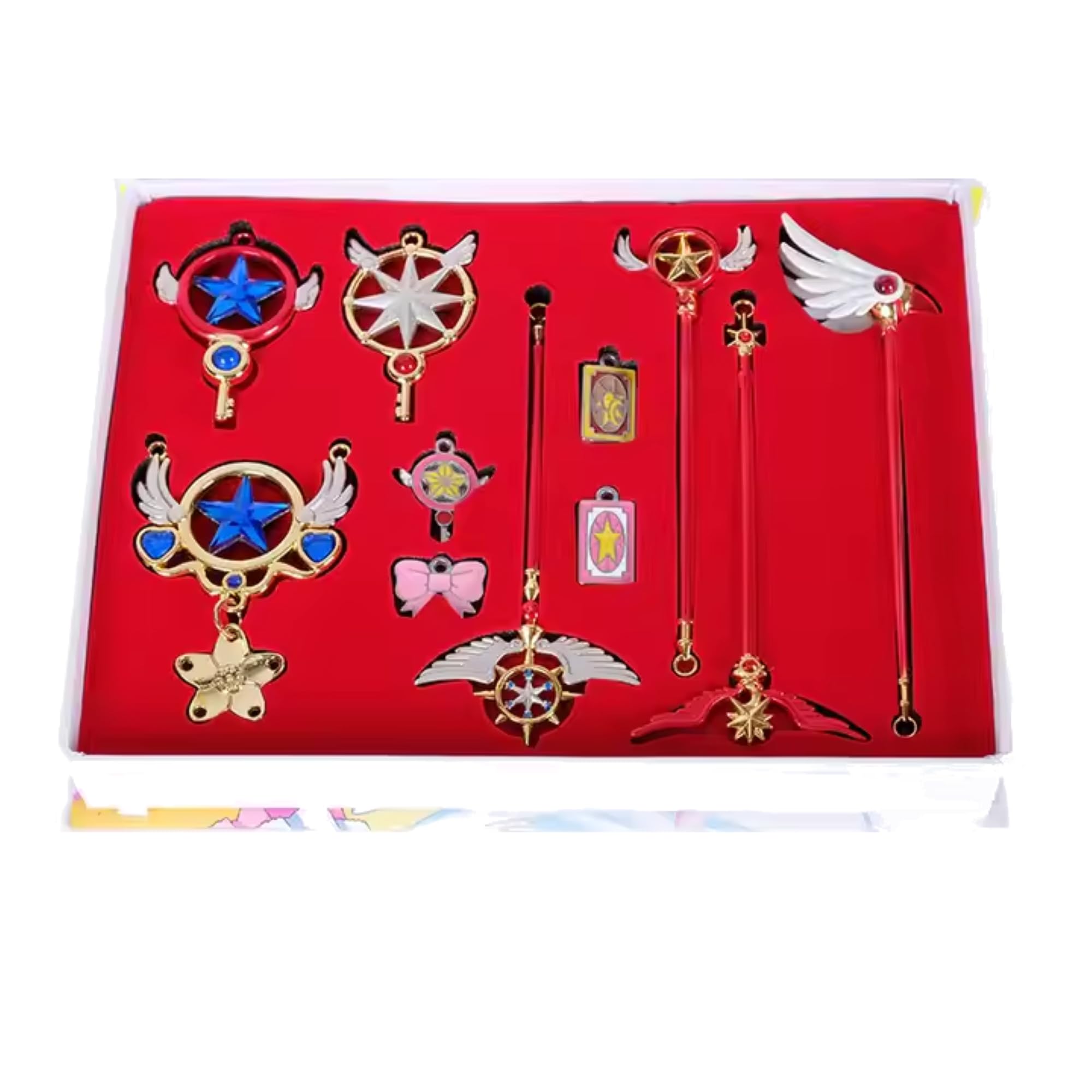 Cardcaptor Cosplay Accessory Jewelry Set in a Collection Box