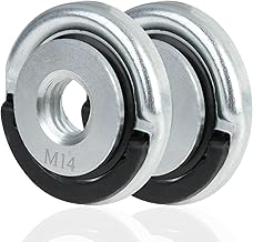 2PCS M14 Quick Release Nut, Quick Clamping Angle Grinder Nut Heavy Duty Self Locking Retaining Flange Nut for Angle Grinder Fitting Part