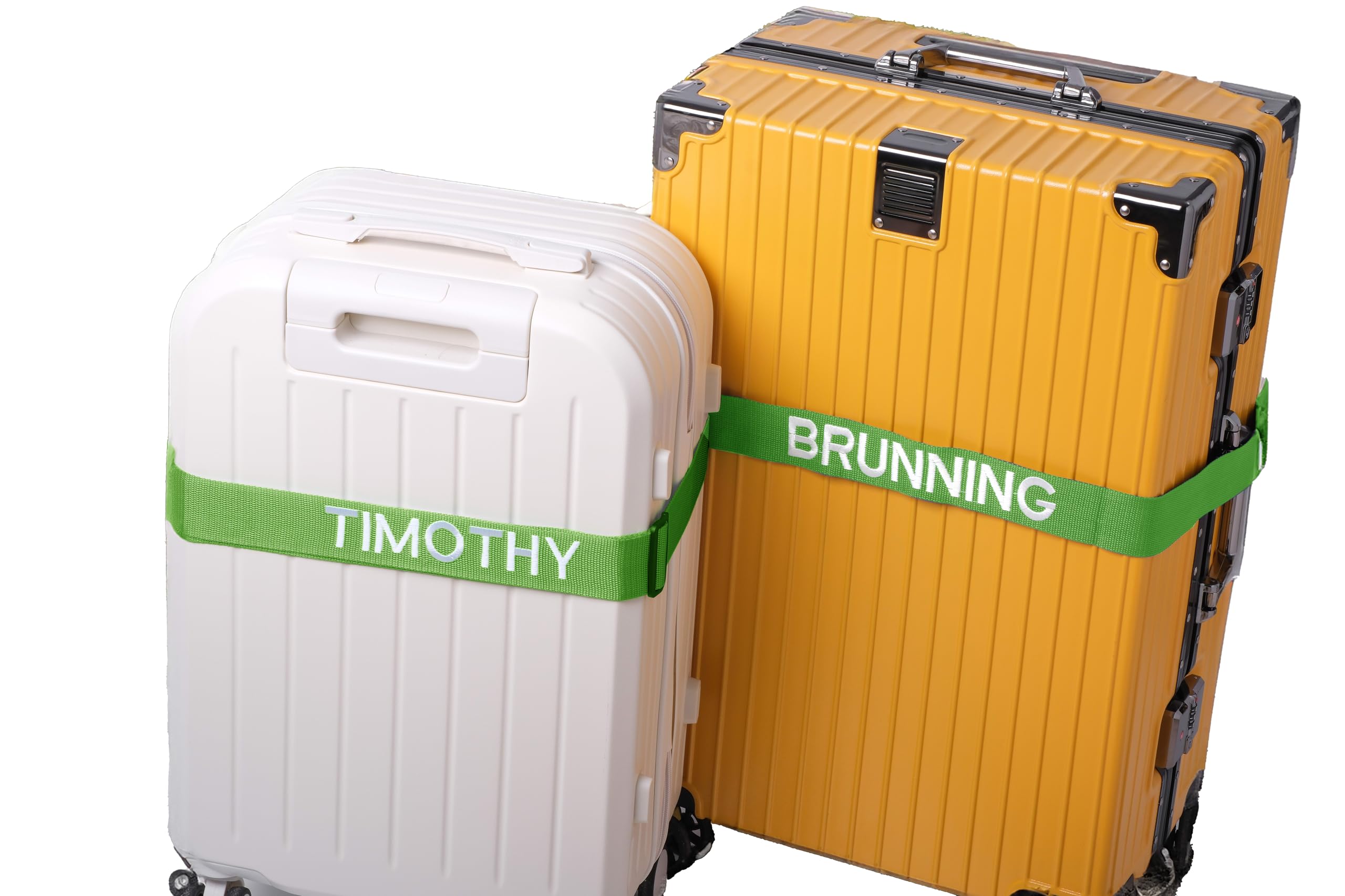 Custom Luggage Straps for Safe Travel - Personalized Embroidered Suitcase Belts, Unique Presents for Frequent Flyers, Business Travelers, and