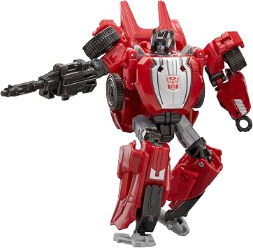 Transformers Toys Studio Series Deluxe War for Cybertron 07 Gamer Edition Sideswipe, 4.5-inch Converting Action Figure, 8+