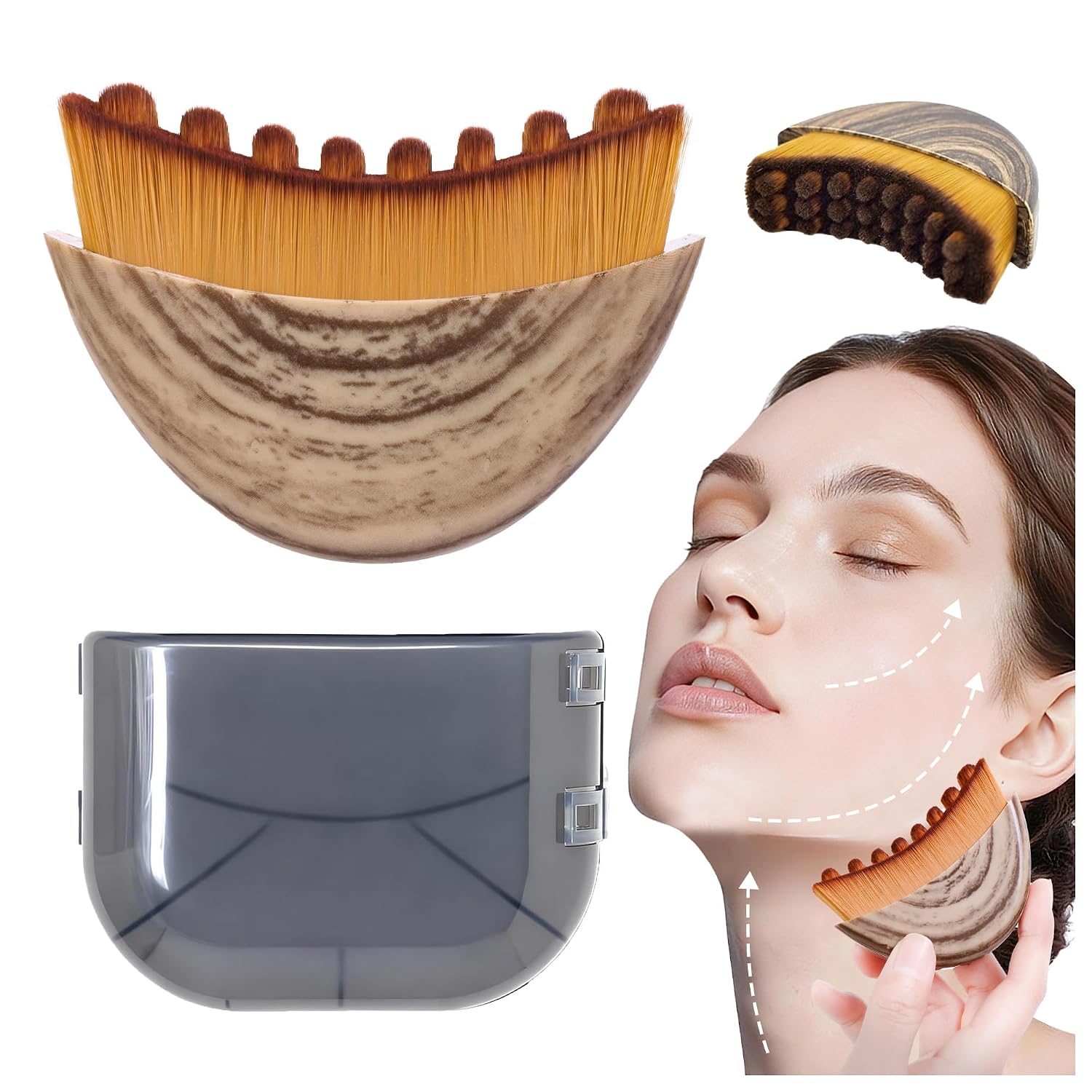 Lymphatic Contour Face Brush for Lymphatic Drainage - Shop Now