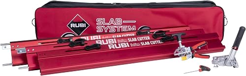 SLAB CUTTER G3 Manual Cutting System with Connectable Guides for Large Format Porcelain Sheets | Adjustable Nippers with Soft-Grip Handle, 2-in-1 Nippers and Breaker