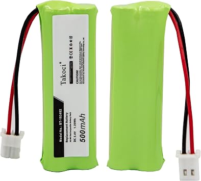 8pcs BT283482 Battery Replacement Battery Compatible with Vtech 89134801 LS6475-3 LS6476 CS6114/2 CS6409 CS6419/2 DS6401/16 DS6421/1/2/3/4/26 2.4V 500mAh