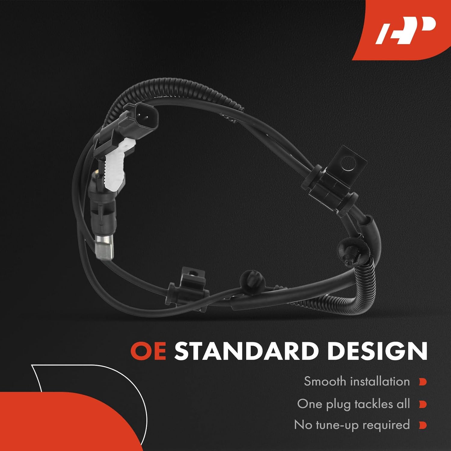 A-Premium 2PC Set Front ABS Wheel Speed Sensor Fits for 2013-2016 Ford F-250 F250 F-350 F350 Super Duty [with Twin I-Beam Suspension & Stability Control] - Front Driver & Passenger Side