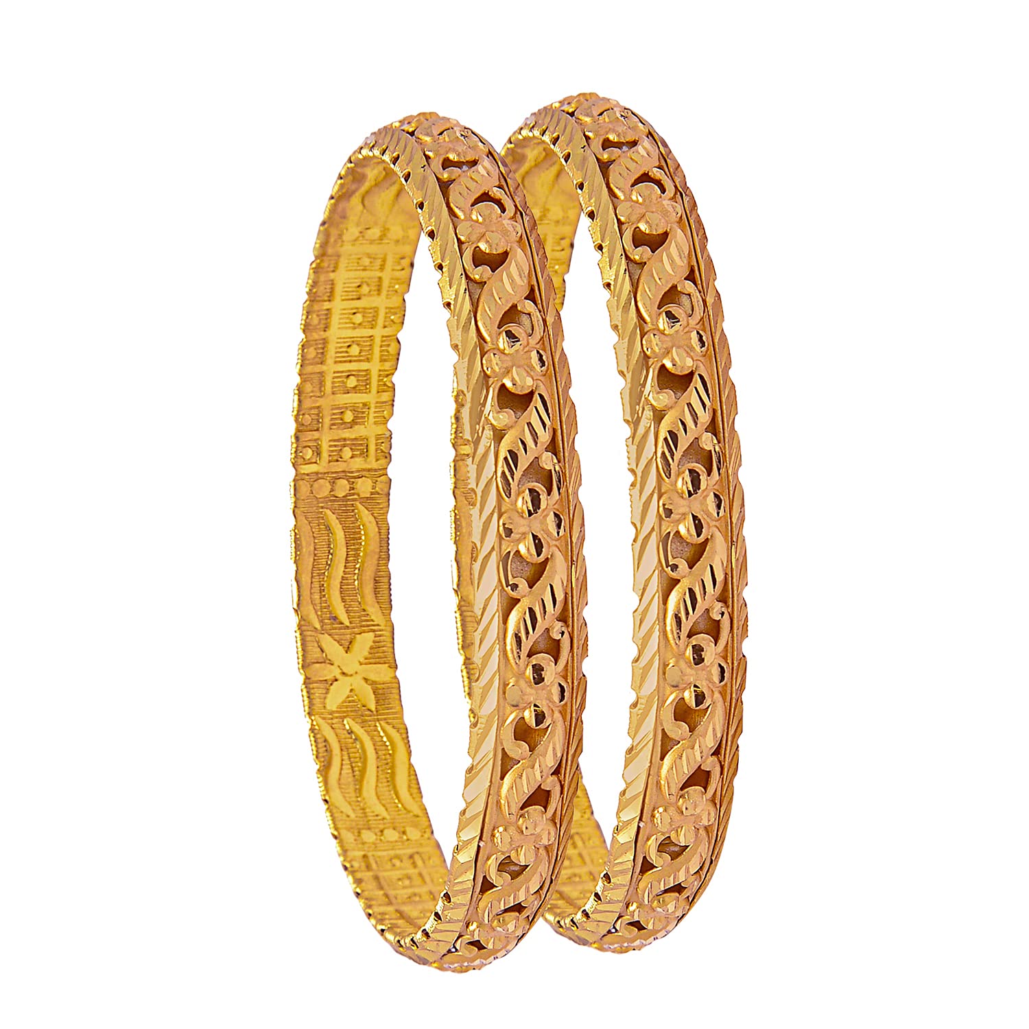 Shining Jewel - By Shivansh Fashion Gold Plated Traditional Designer Bangles for Women (Pack of 2) SJ_3433_2.4 (B09RH5C82W) Amazon Price History, Amazon Price Tracker