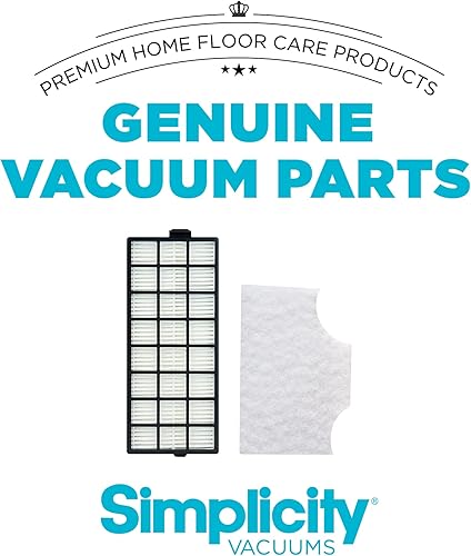 Miniatura 9 de Simplicity Vacuums Paquete con bolsas de aspiradora tipo A y juego de filtros para aspiradora vertical S20EZM Allergy, bolsas de vacío SAH-6 y juego