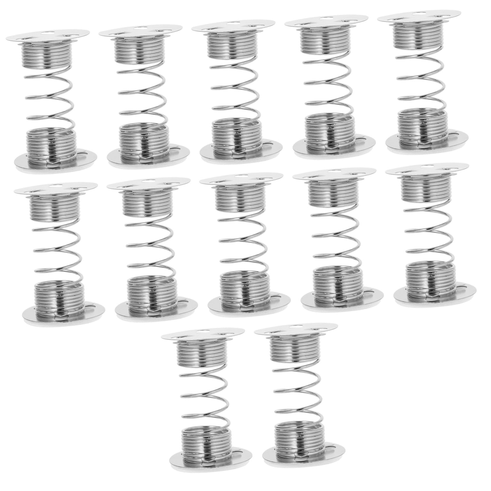 12pcs Car Dashboard Bases Spring Doll Swing Head Strong Metal Springs for DIY Crafting Shaking Head Dolls Suitable for Bikes Motorcycles Electric Cars Easy to Use