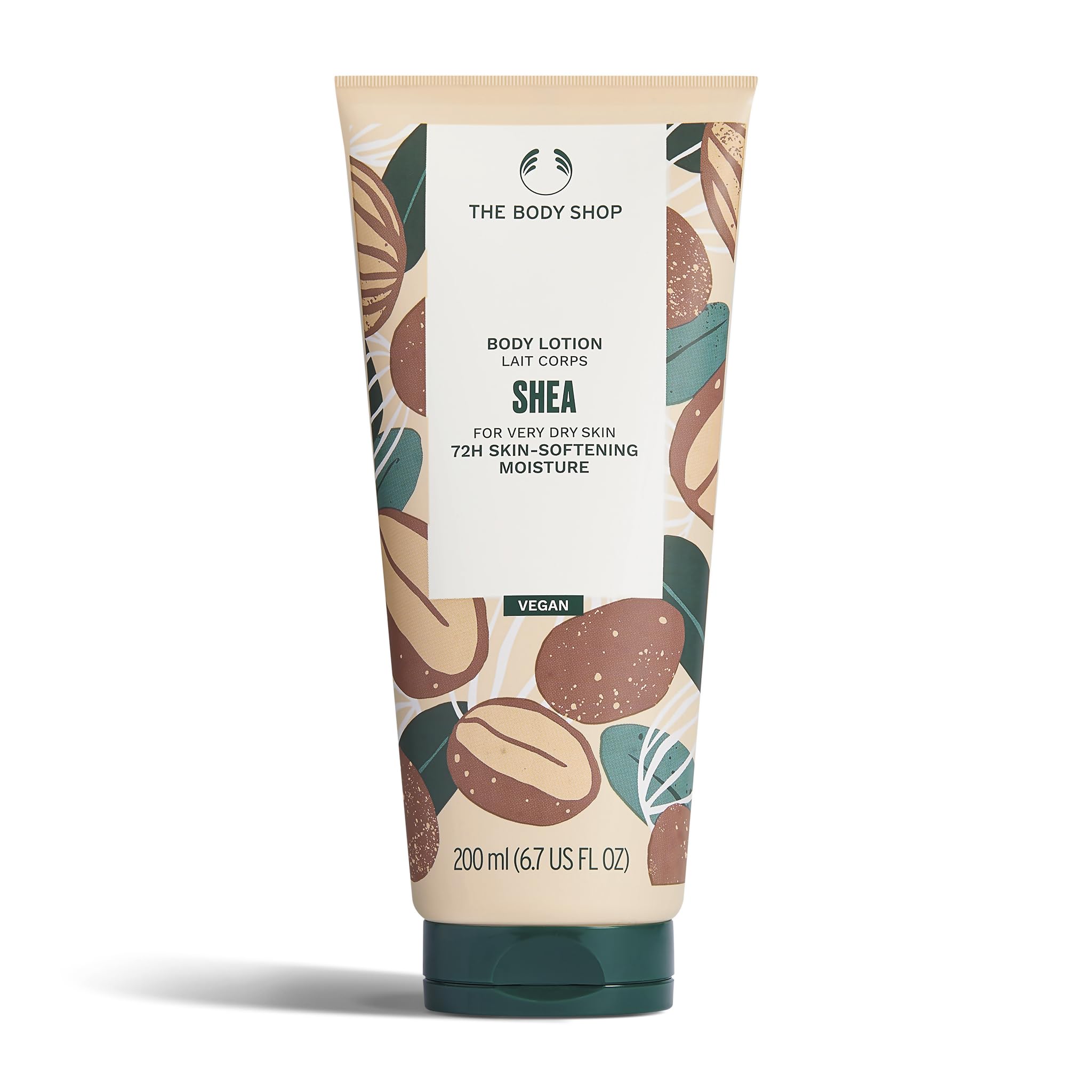 The Body Shop Shea Nourishing Body Lotion, 200 ML - For Very Dry Skin |72 Hr Skin-Softening Moisture |Vegan