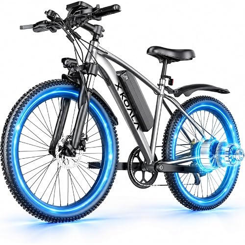 Electric Bike for Adults,1500W Electric Mountain Ebike,40Miles,Commuter Electric Bicycle Electric Dirt Bike with 7-Speed, 26" Tires,Removable Battery, Shock Absorber