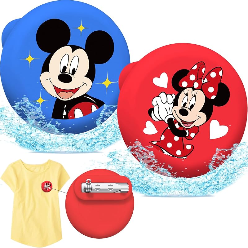 Capa porta-AirTag oculta Meletoon em silicone com alfinete de segurança e proteção contra água, Azul + vermelho, kit com 2 unidades