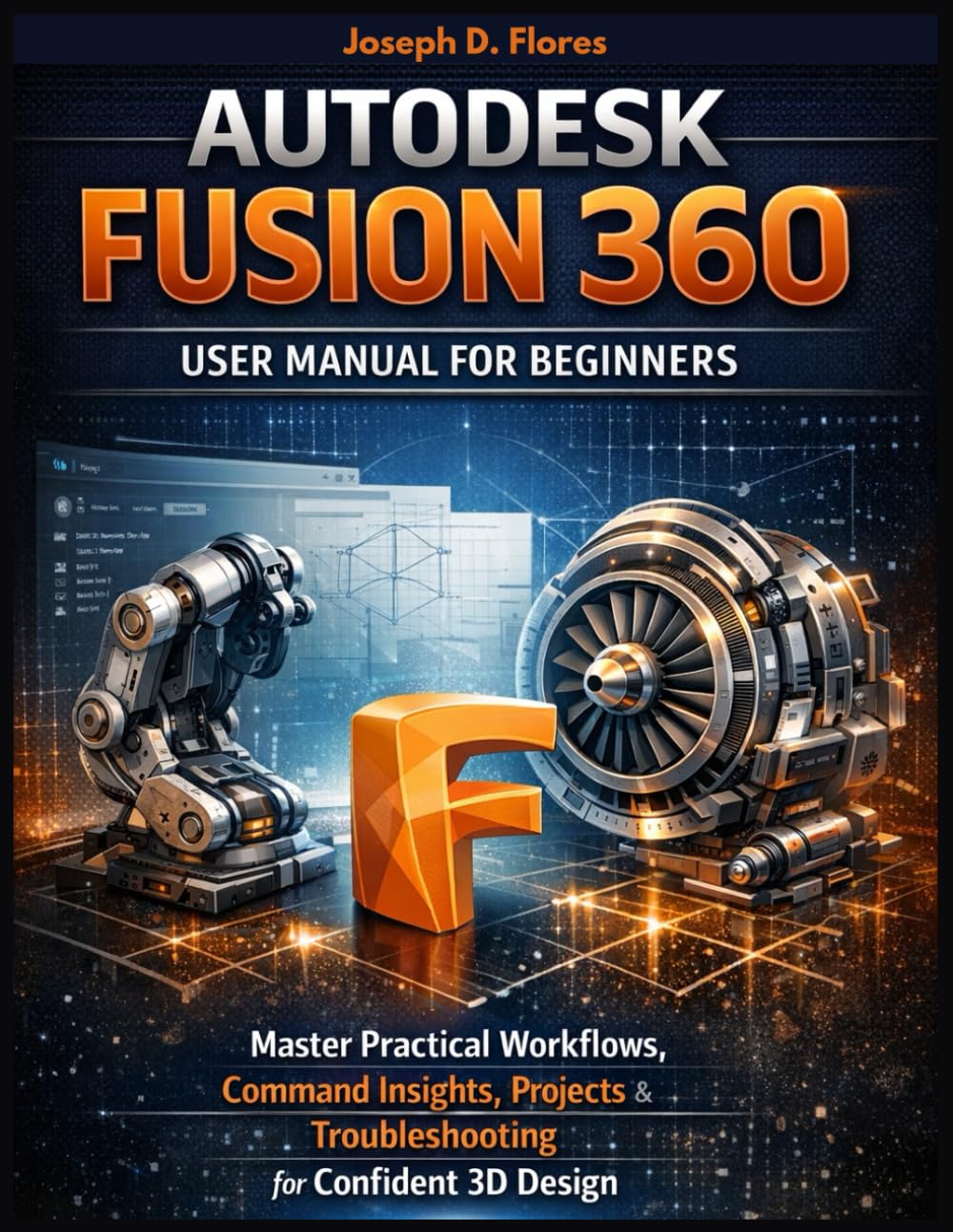 Autodesk Fusion 360 - User Manual for Beginners: Master Practical Workflows, Command Insights, Projects & Troubleshooting for Confident 3D Design