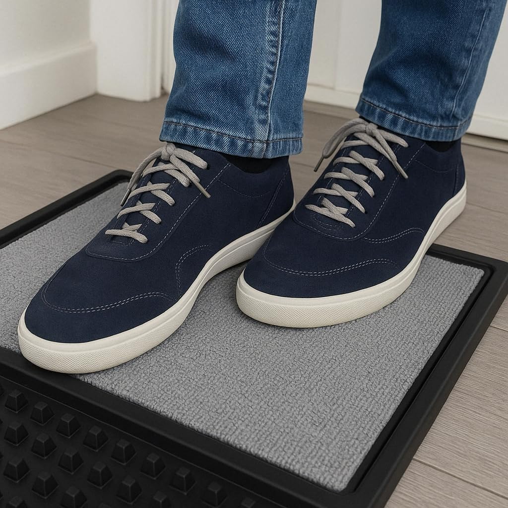 Tapis désinfectant pour chaussures, fabriqué en PVA (matière plastique), PP (polypropylène) et microfibre 86 cm