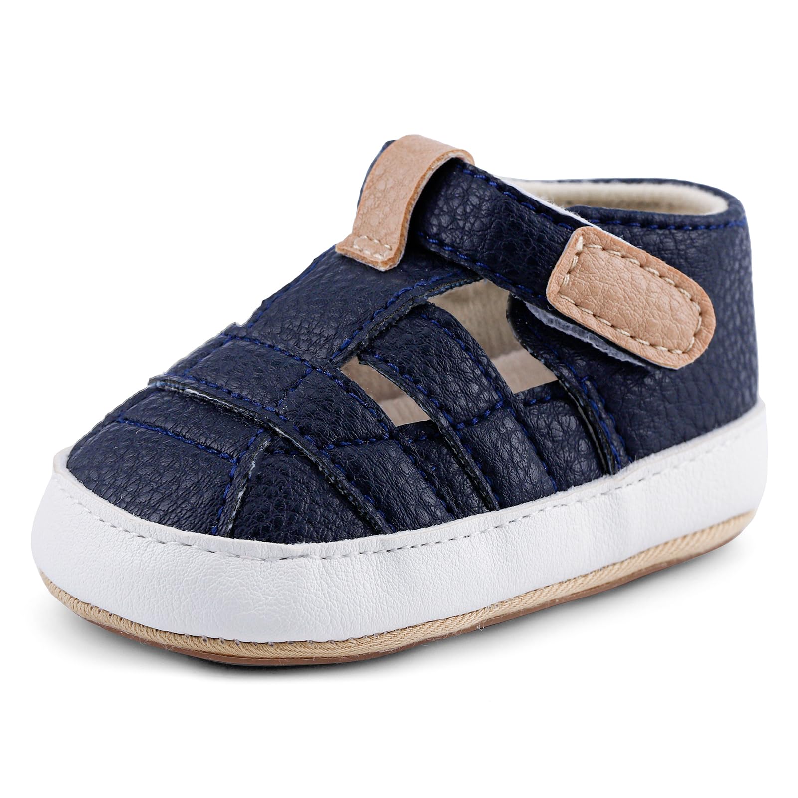 MASOCIO Baby Sandalen Junge Sommer Schuhe Babyschuhe Gummi Anti-Rutsch