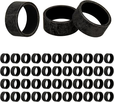 50 Pack 1/2" PEX Copper Crimp Rings
