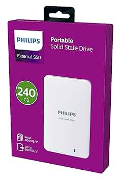 PHILIPS 1TB 外付けSSD USB 3.2 Amazon.com: PHILIPS External SSD 240 GB, USB 3.0, Portable