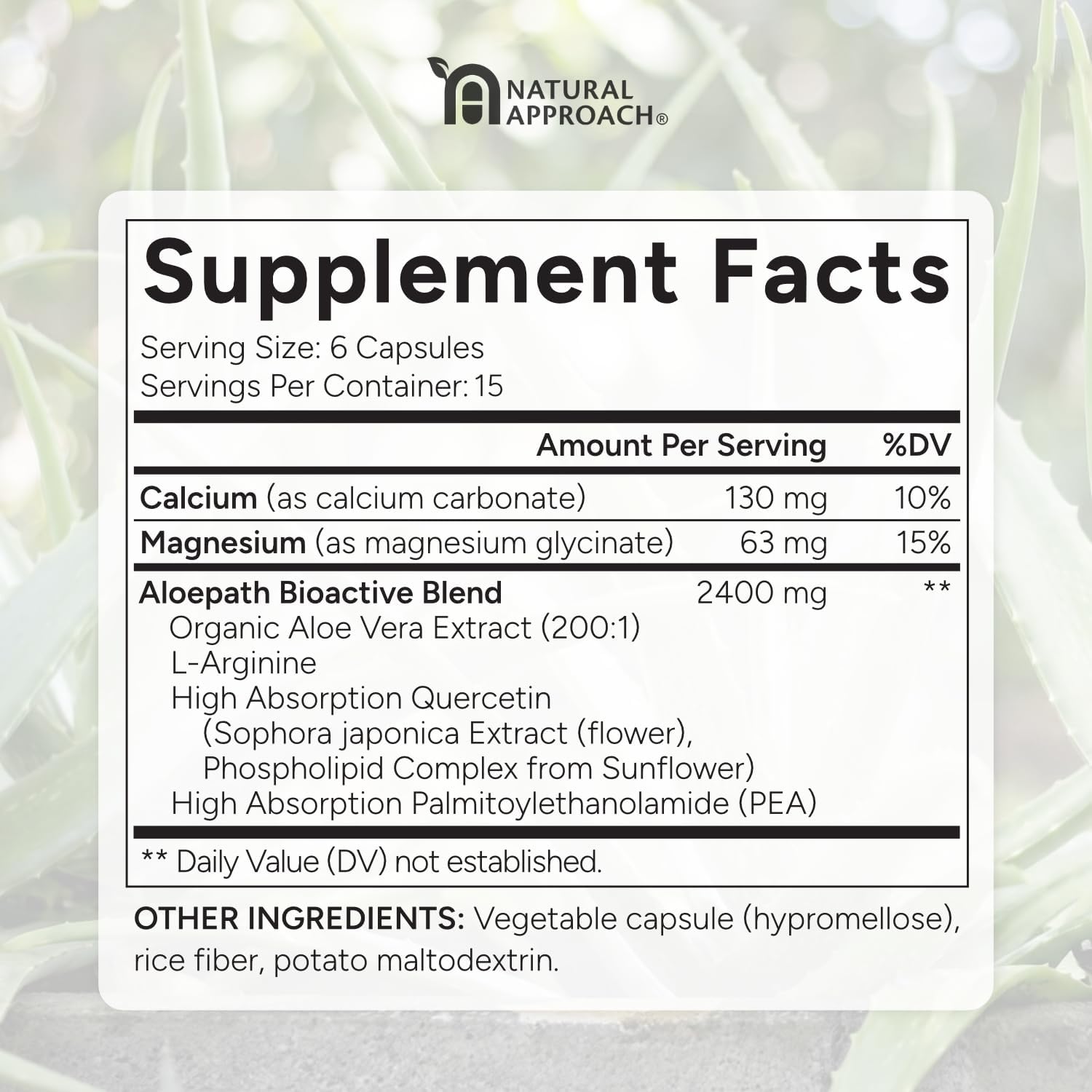 Aloe Vera Bladder Support Capsules – Organic Aloe Extract with Palmitoylethanolamide & Quercetin – Bladder & Pelvic Wellness Support – Non-GMO, Gluten Free – USA Manufactured– 90 Capsules