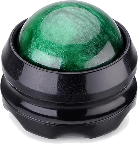 Manual Massage Roller Ball - Deep Tissue Therapy Tool for Sore Muscles and Stress Relief