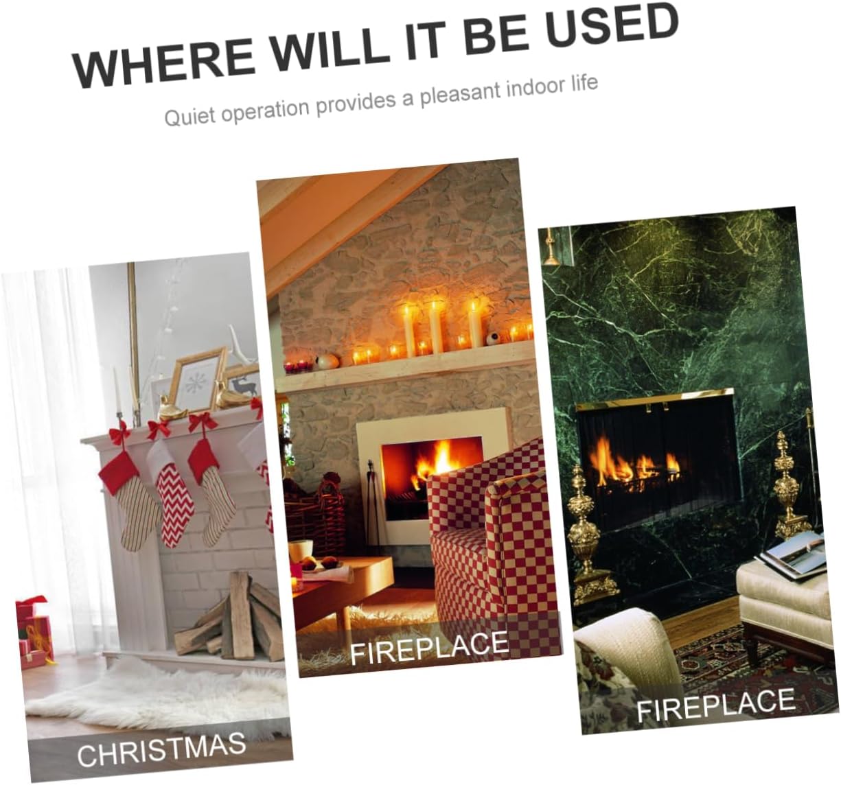 Ultra- Fan for Christmas Woodstove Fan Stove Thermal Power Fireplace Heat-powered Fireplace