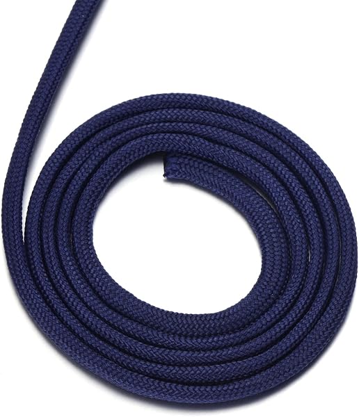 DonDon Corda Paracord in Nylon Lunga 30 Metri per bricolage e attività all'Aria Aperta Spessore 4 mm 7 Fili Blu Scuro - 3