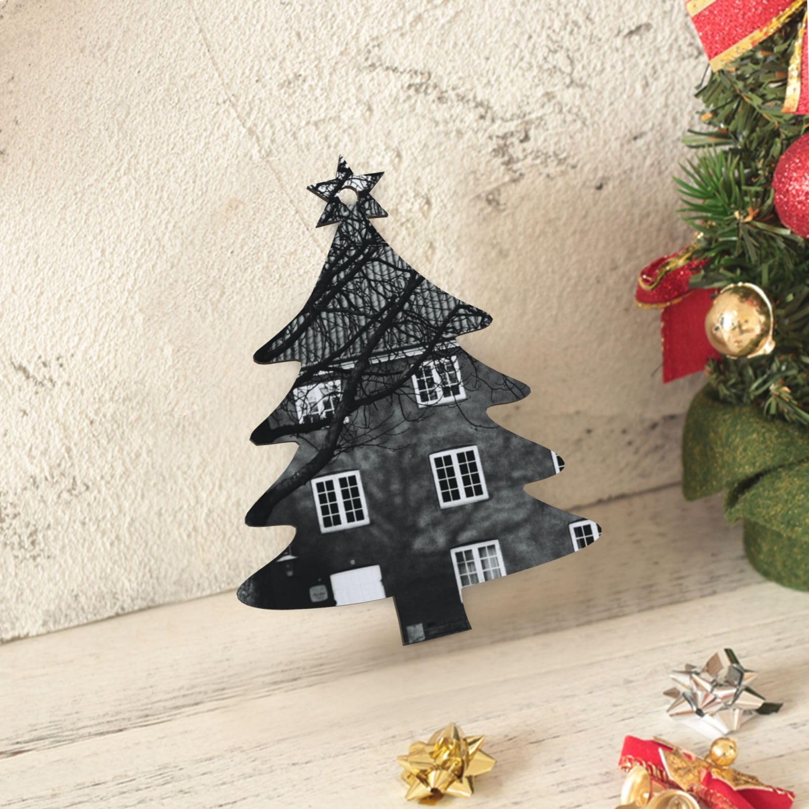 Amazon.co.jp: クリスマス木製オーナメントサッシウィンドウクリスマス 