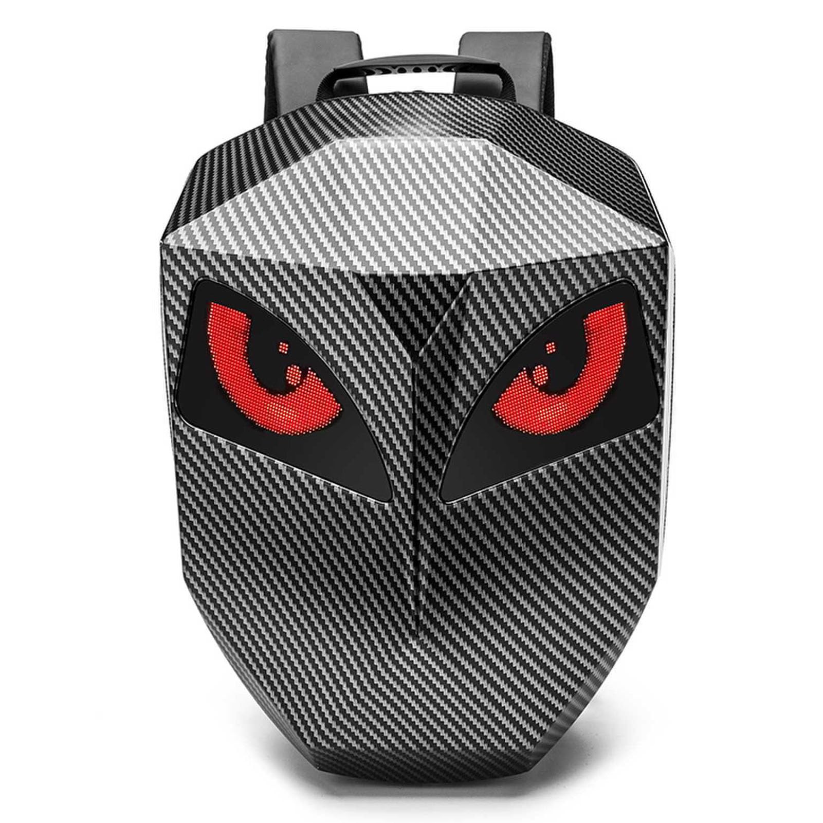 Mochila LED, Mochila LED para Motocicleta para Hombres, Bolsa Impermeable para Casco de Motocicleta de Cáscara Dura, Mochila de Caballero para Moto DIY, Bolsa de Hombro para