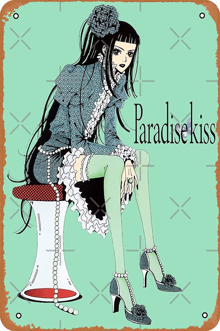Shvieiart 8 X 12 Metal Signs - Paradise Kiss Yukari Caroline Vintage Look Metal Tin Poster