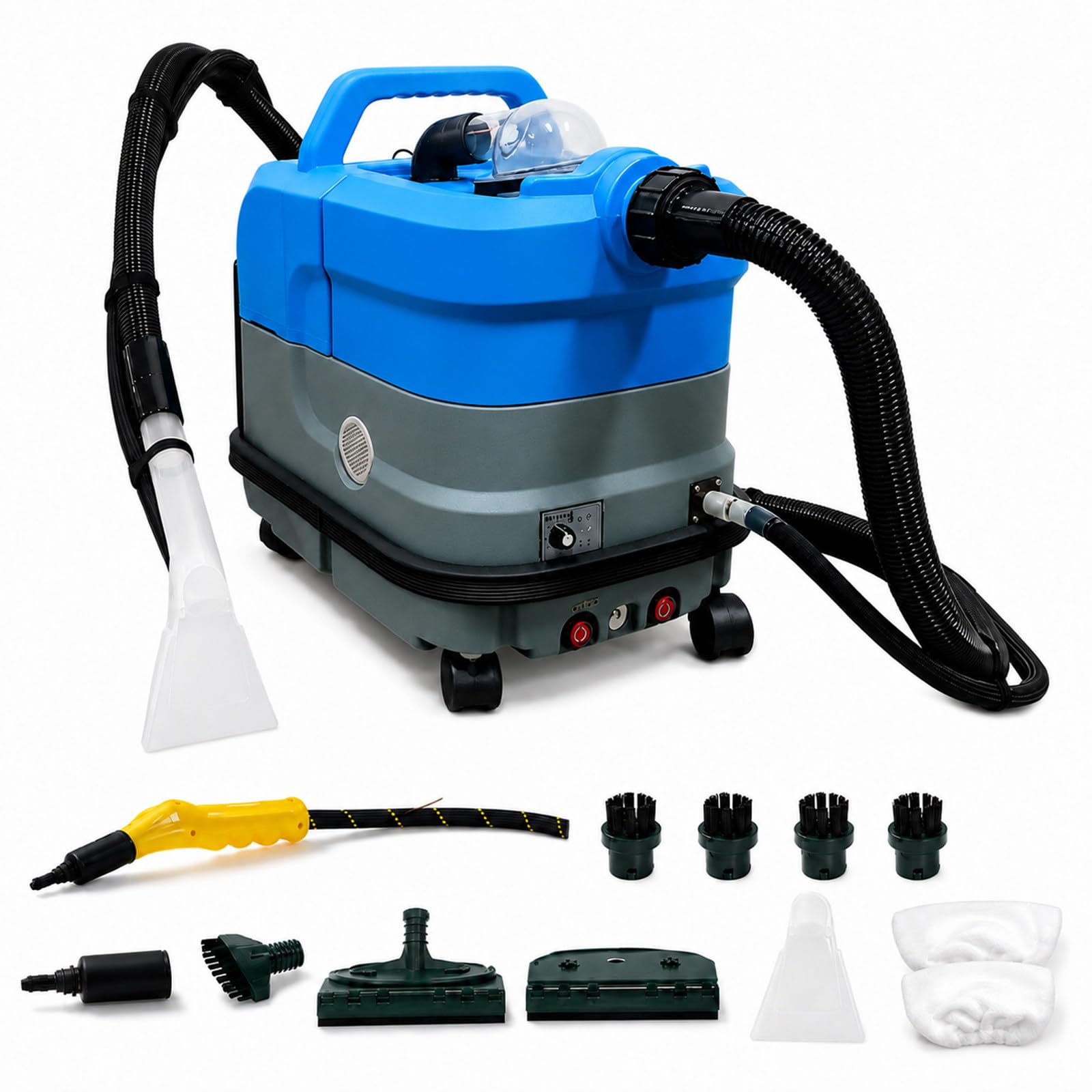 Limpia Tapicerías a Vapor, 2500W, 24kPa, 15 s, Cable de 10 m, 12L