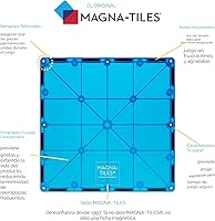 Vista 8 de MAGNA-TILES Juego clásico de construcción magnética de 100 piezas, la marca original de construcción magnética