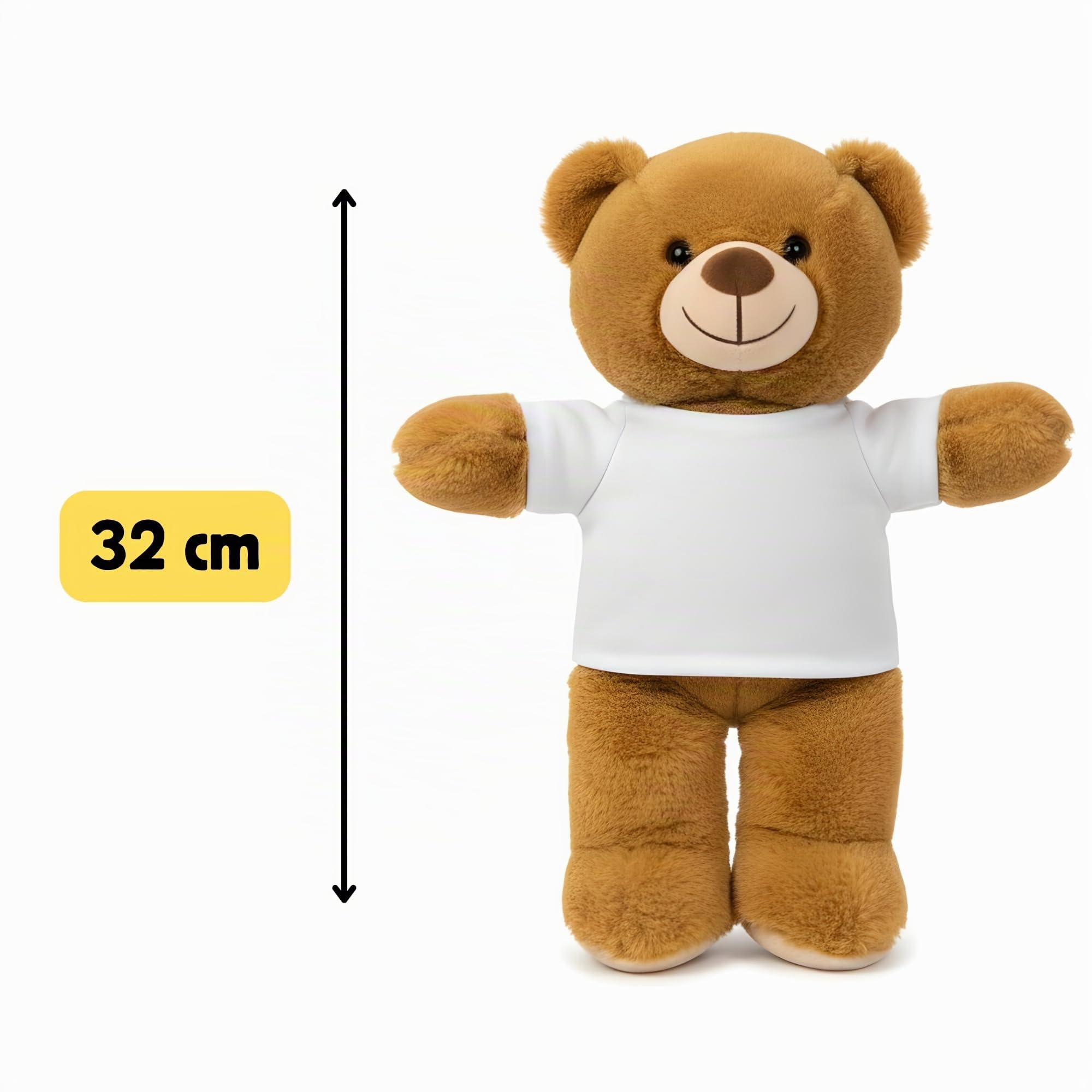 Kit Manualidades Niños Pinta Tu Osito de Peluche Regalo niño 4, 5, 6 años | Incluye Rotuladores y Camisetas de repuesto Juego de Pintar Creativo