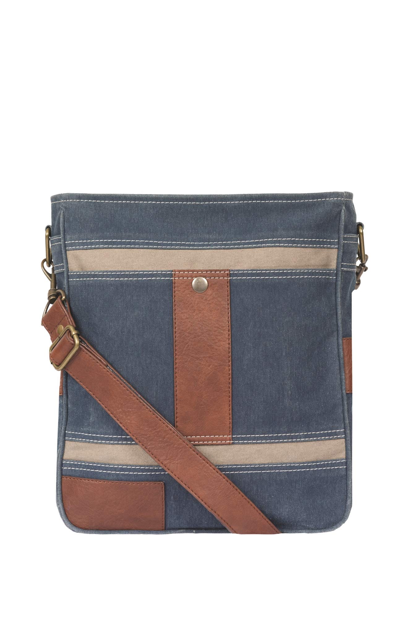 Mona B. Dakota Upcycled Canvas Shoulder Bag, Cameron Crossbody and Ryker Wallet with Vegan Leather T