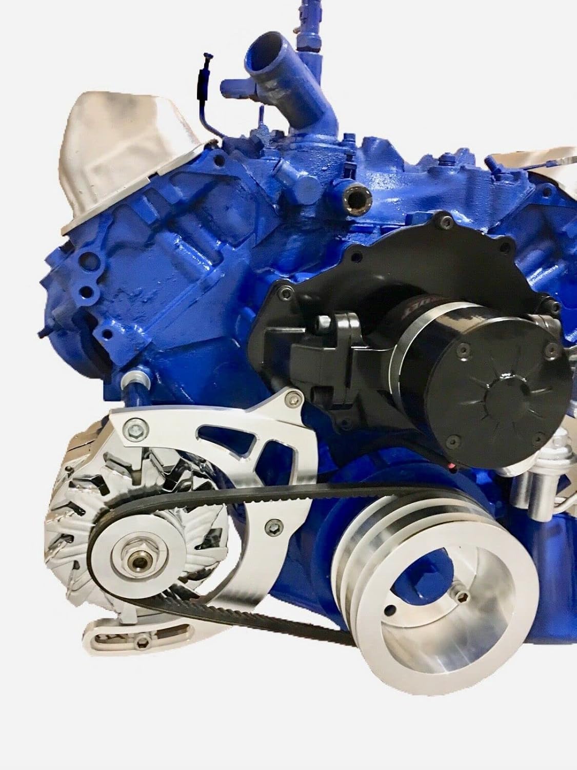 compatible with 429 460 Ford Alternator Bracket GM 1 wire ALT & Electric Water Pump BBF EWP 2