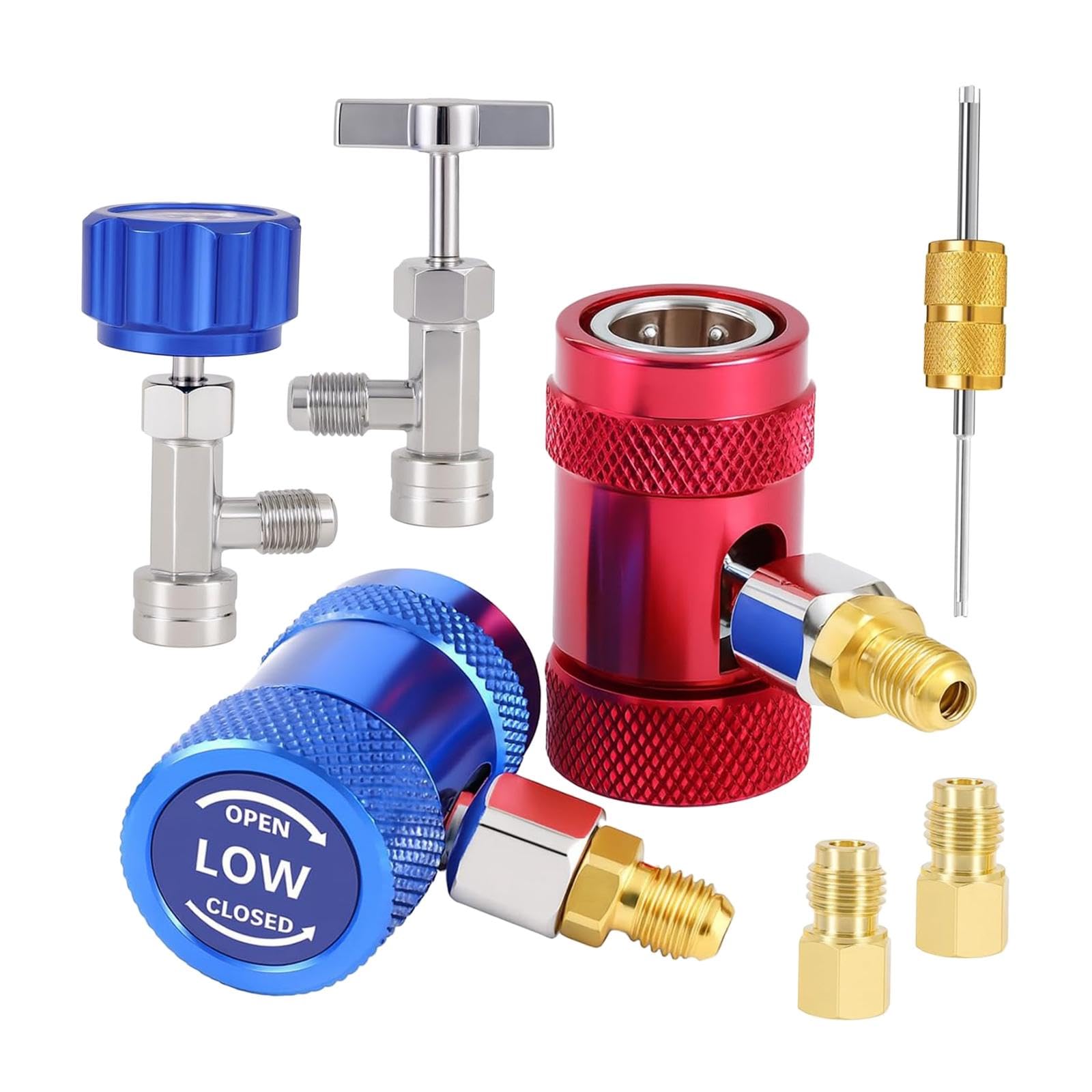 Kit Adaptador R1234yf para Conexiones Rápidas de Aire Acondicionado