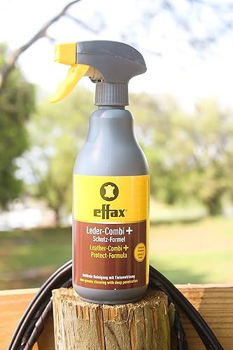 Effax Leather Cleaner Supplies, Leather Cleaner, Tack Cleaner, Tack Care (Leather Combi + Protect Formula Spray)(Leather Combi + Protect Formula Spray)