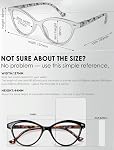 HEEYYOK 2.75 Reading Glasses Women Small Face Readers For Women Cat Eye 4-Pack Cheaters Reading Glasses Comfort Spring Hinge