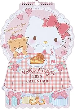 Amazon.co.jp: サンリオ(SANRIO) ダイカットカレンダー 2025年