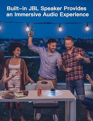 Miniatura 4 de NexiGo Mini proyector portátil WiFi inteligente, compatible con 4K, Android 9.0, 100 ANSI - más de 3000 Lux, proyector de video DLP Bluetooth Pico,