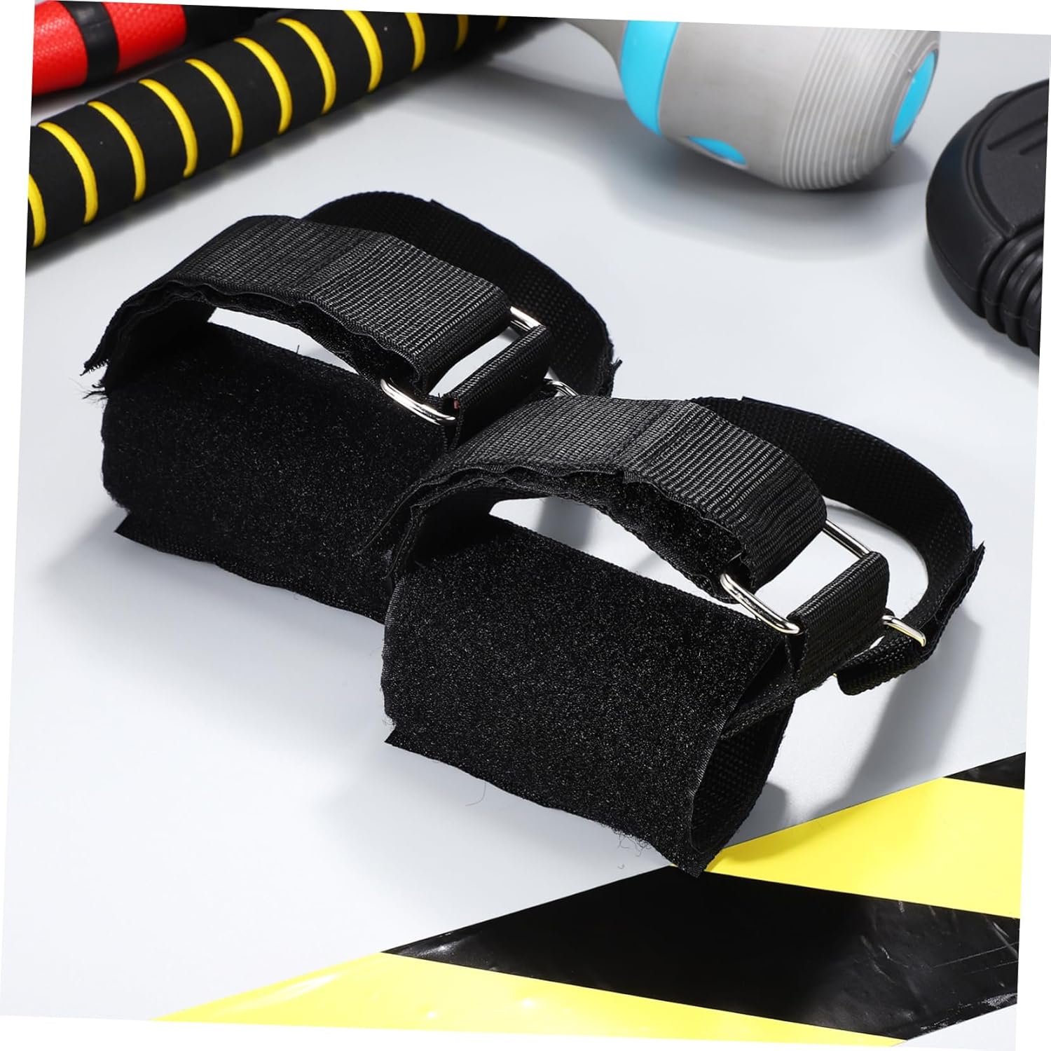 balacoo 4pairs Adjustable Ankle Weight Straps for Dumbbells Leg Workout Accessory Work Out Leg Weights