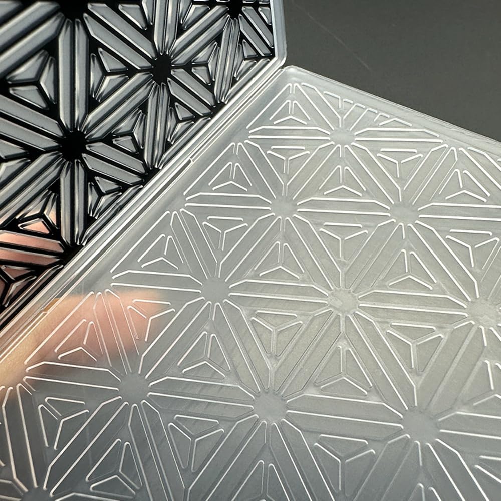 3D Plastic Embossing Folder Template Modern Art Style Lines Texture A6 Size for Card Making DIY Scrapbooking Paper Crafting Handmade Crafts Scrapbooking Arts Supplies Scrapbook Decor
