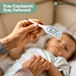 Premium Digital Thermometer for Adults, Kids & Babies — Fast 8-Second Oral, Underarm & Rectal Readings, 0.05°C High Precision, Backlit Display, Fever Buzzer — Family Clinical Thermometer