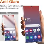 2 Pack pour Samsung Galaxy S22 Galaxy ultra/samsung S23 Ultra 6.8 de pouce 360° Protection de la vie privée Protecteur d'écran Matte, Anti-Glare, Support Fingerprint Déverrouillage, Horizontal et Vertical Tout autour Protector d' écran Anti-Spy