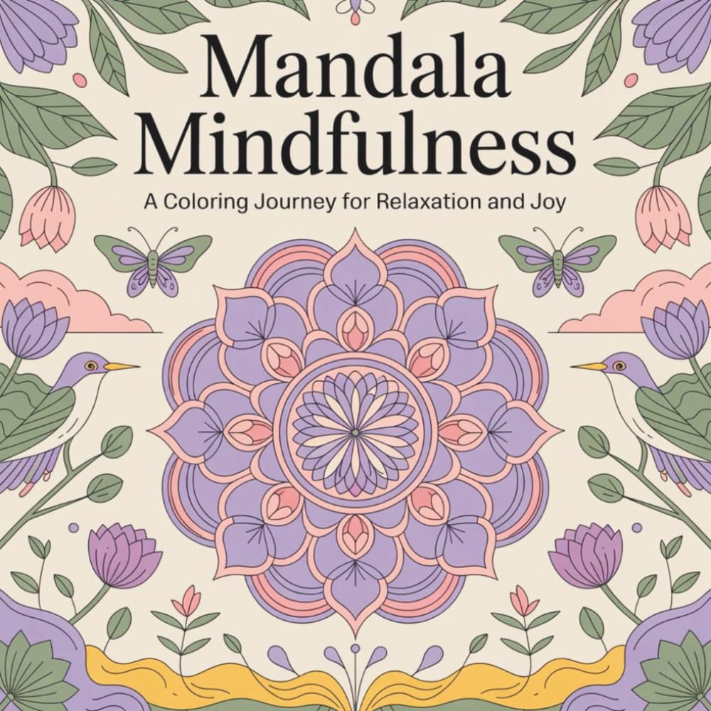 Mandala Mindfulness: A Coloring Journey for Relaxation and Joy