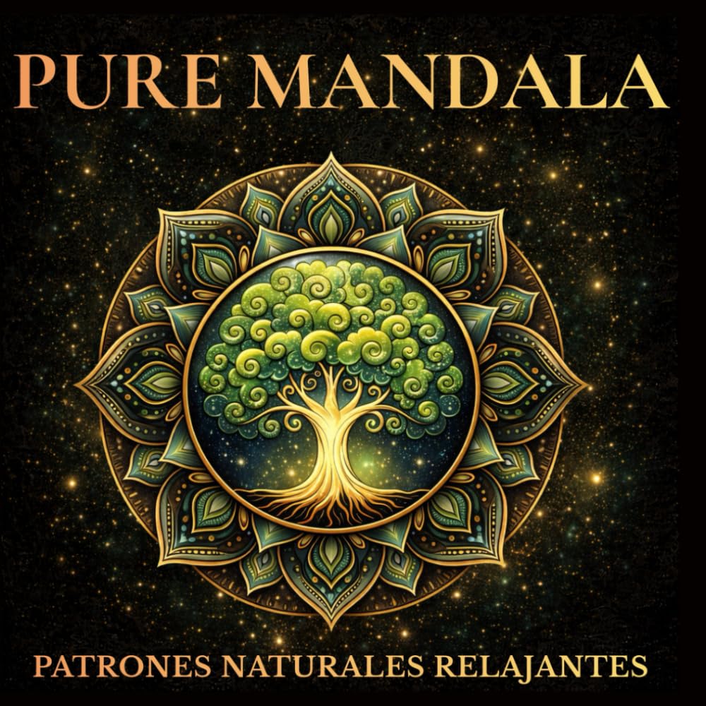 Pure Mandala: 77 Mandalas para Relajación y Alivio del Estrés